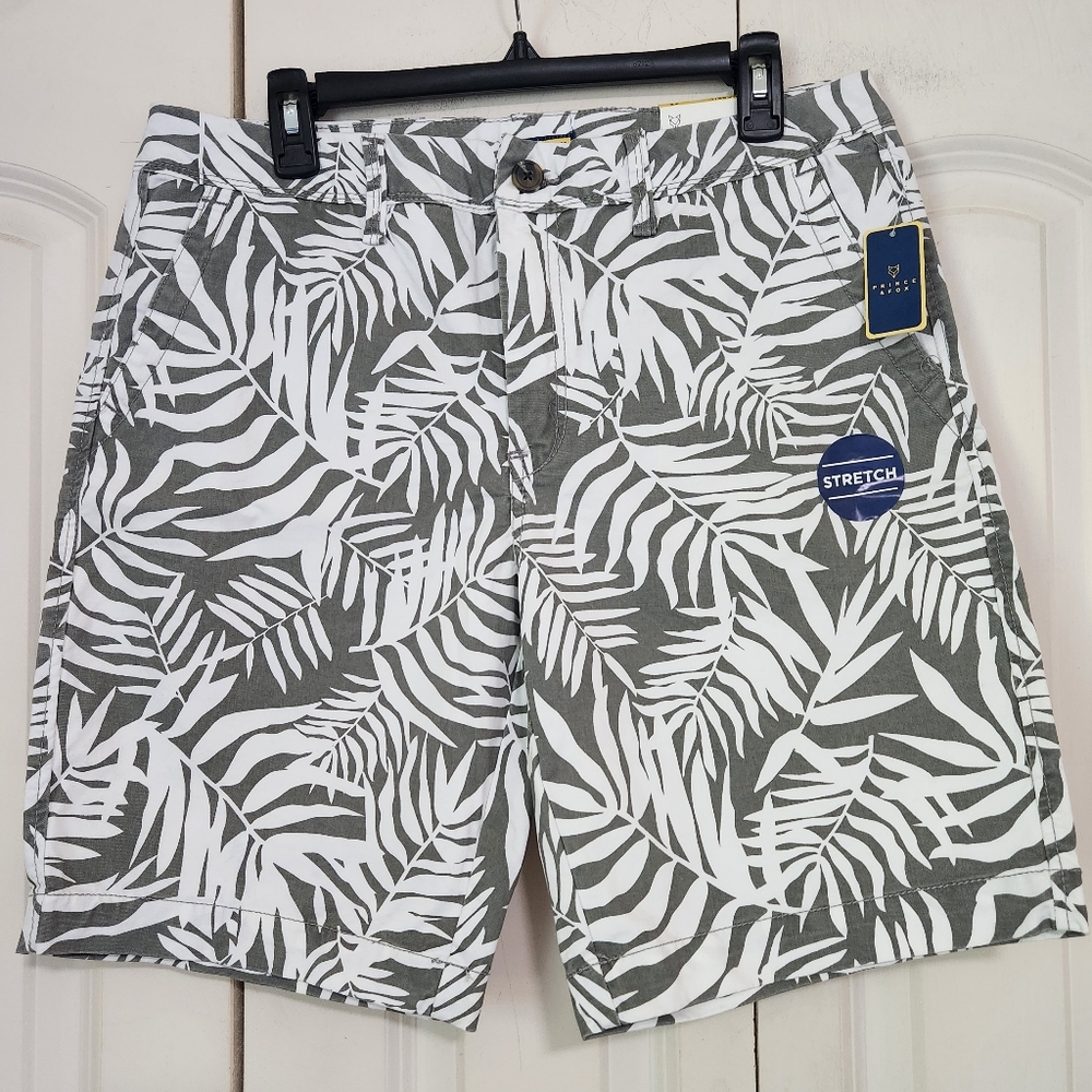 Prince & Fox Palm Slim Classic Shorts Size 33